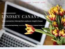 Tablet Screenshot of lindseycanant.com